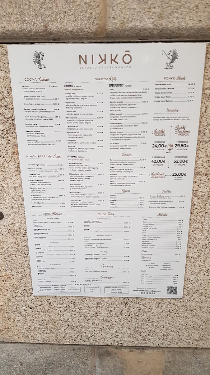 Menu Nikko Espacio Gastronomico-1