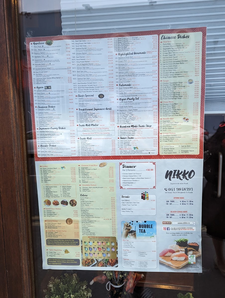 Menu Nikko-3