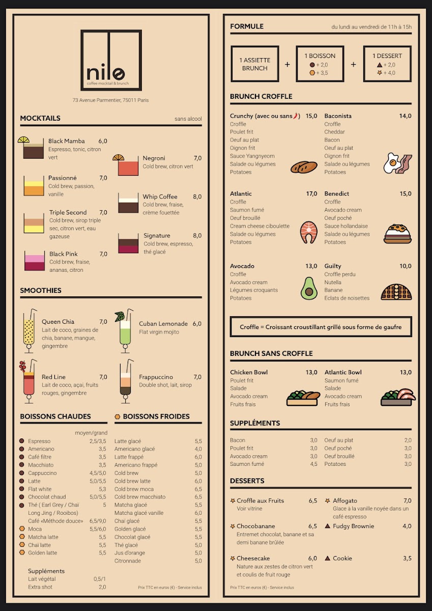 Menu Nilo Coffee & Brunch-1