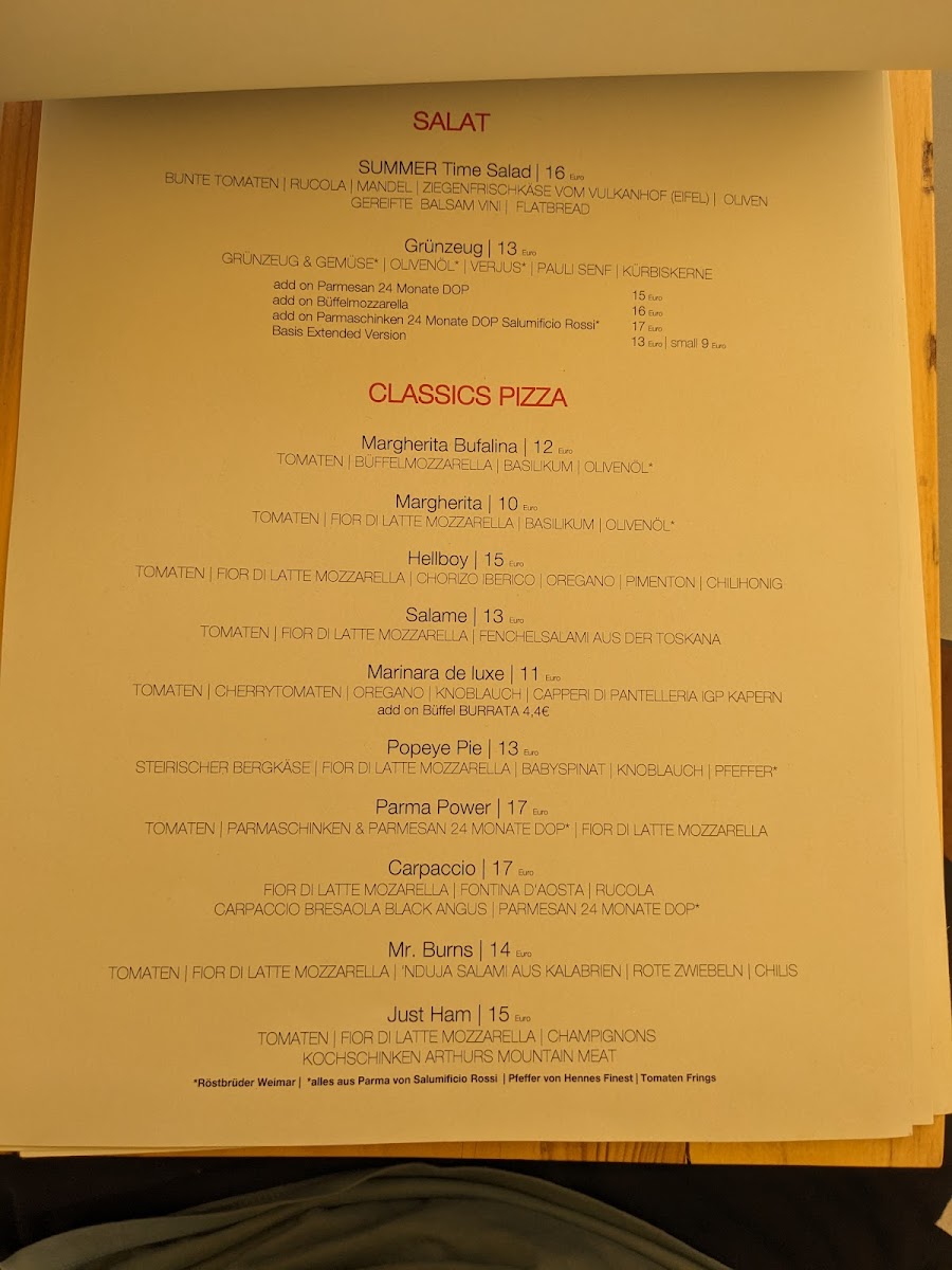 Menu Nineofive-2