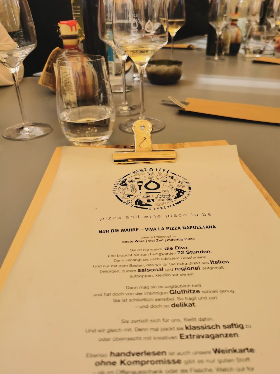 Menu Nineofive-9