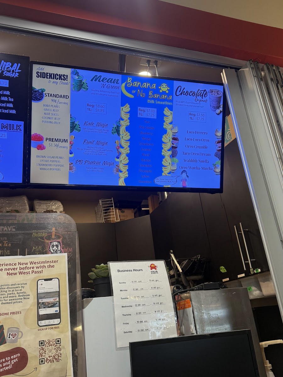 Menu Ninja Bubble Tea Express-1