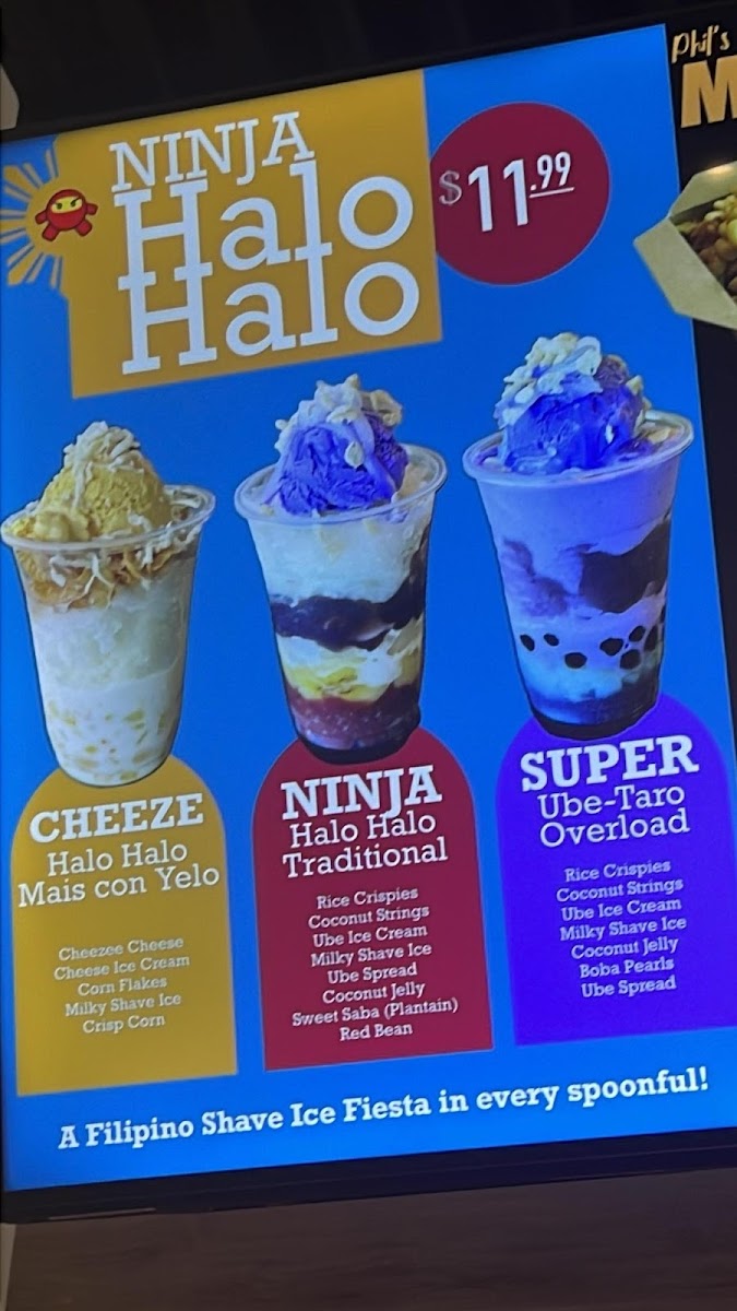 Menu Ninja Bubble Tea X Poké - Guildford Village-10