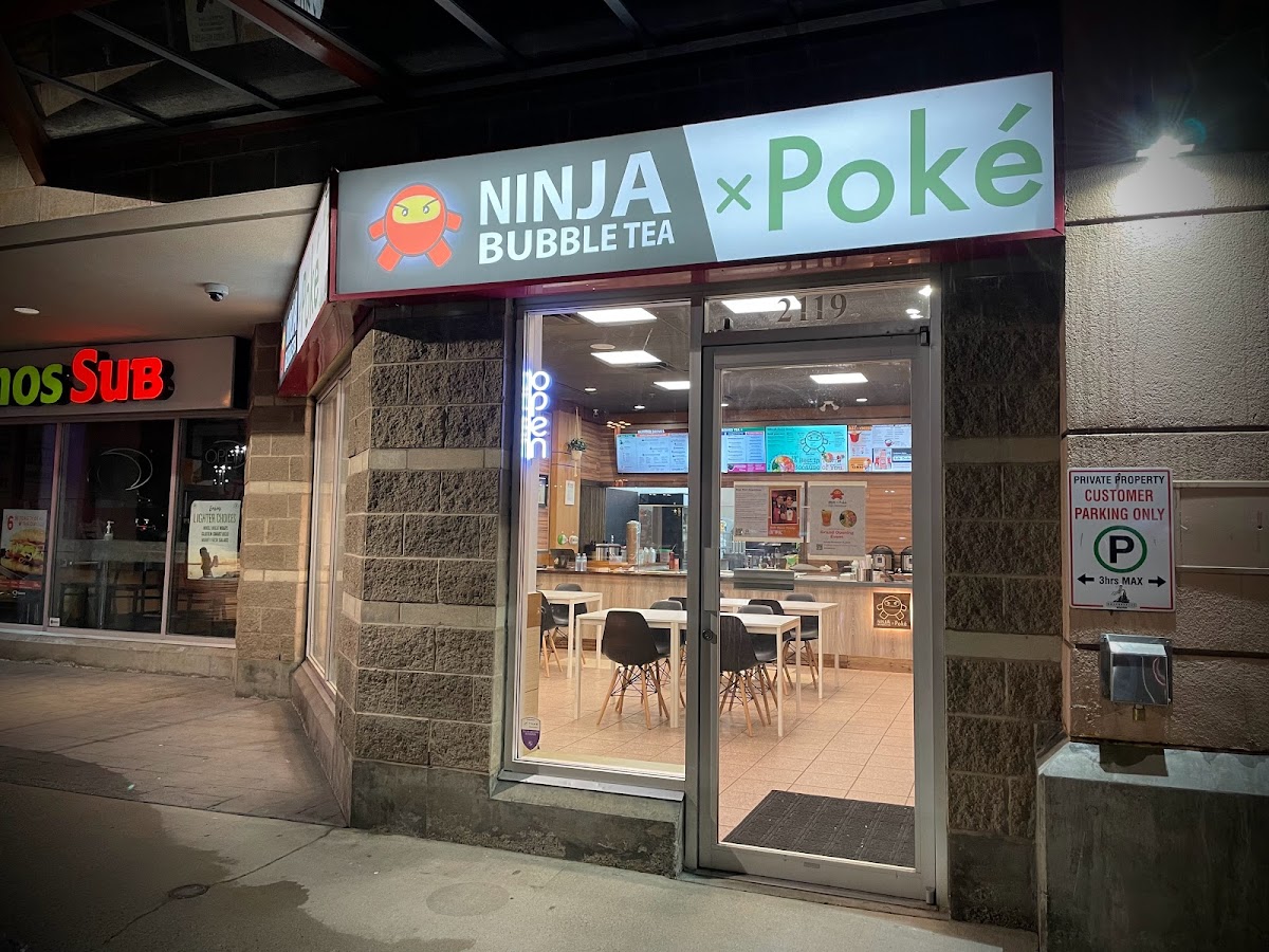Ninja Bubble Tea X Poké - Port Coquitlam