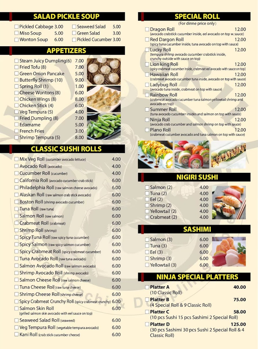 Menu Ninja Grill-1