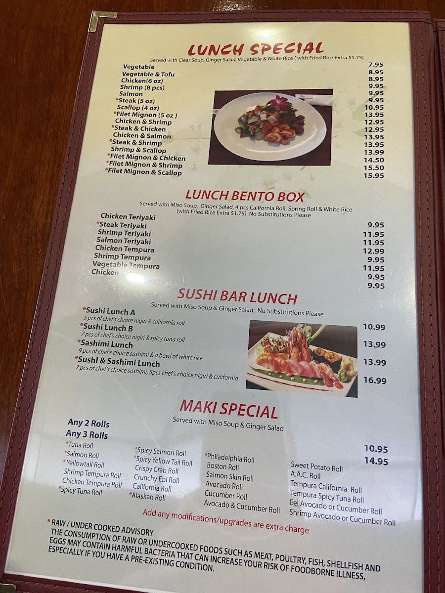 Menu Ninja Sushi And Steak-1