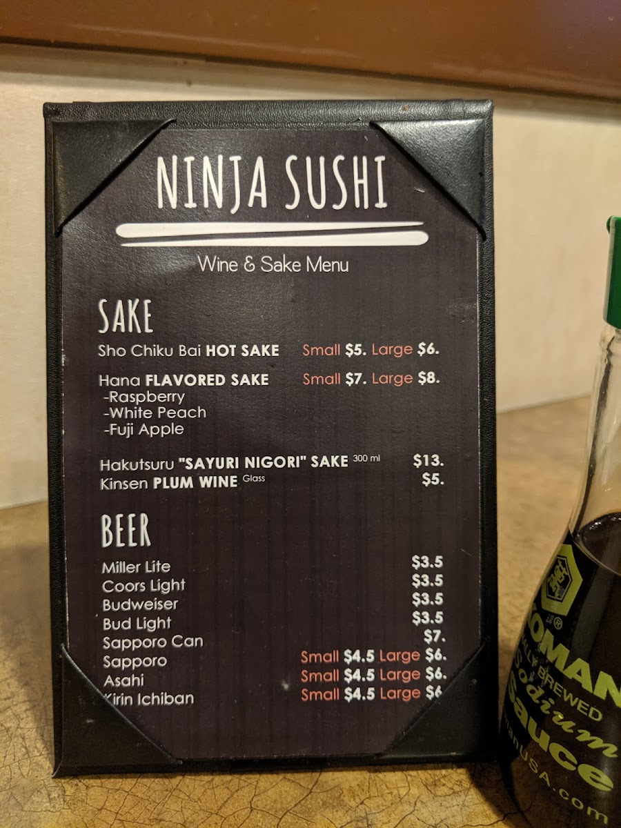 Menu Ninja Sushi Japanese Restaurant-5