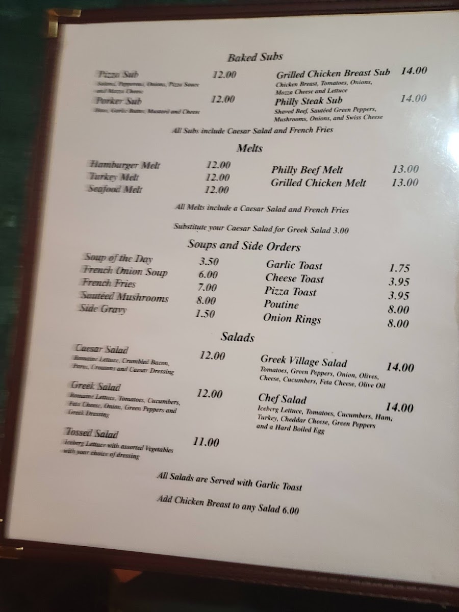 Menu Nipawin Venice House-2