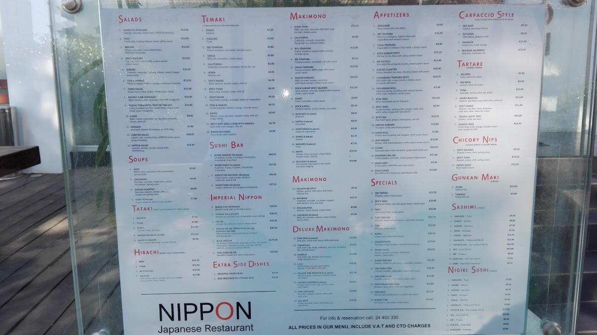 Menu Nippon Japanese Restaurant Larnaca-3