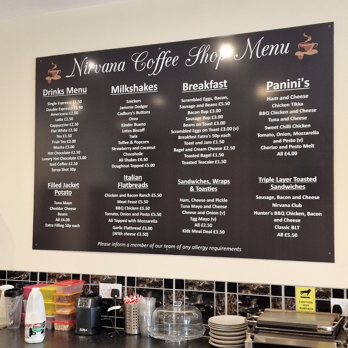 Menu Nirvana Coffee Shop-1