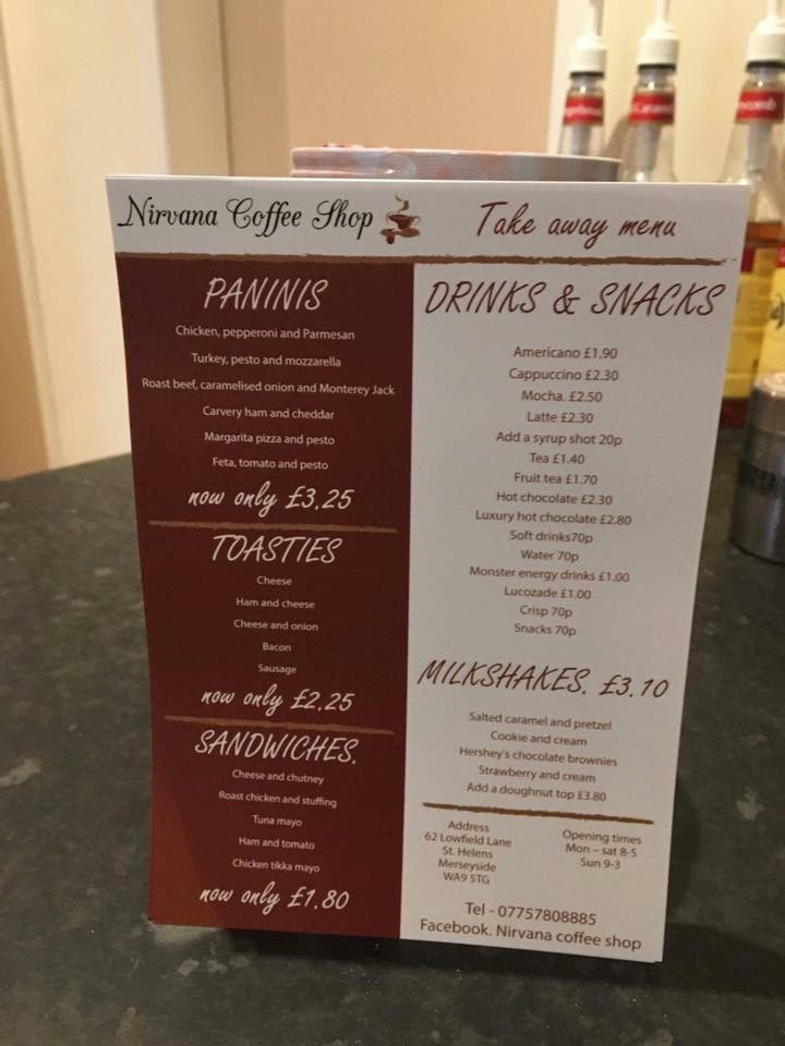Menu Nirvana Coffee Shop-4