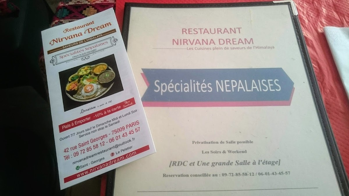 Menu Nirvana Dream-10