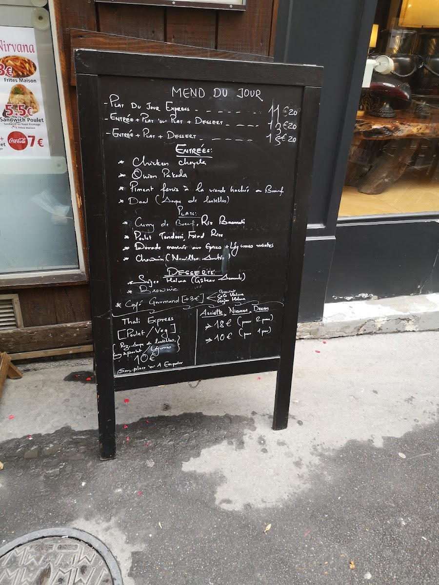 Menu Nirvana Dream-9