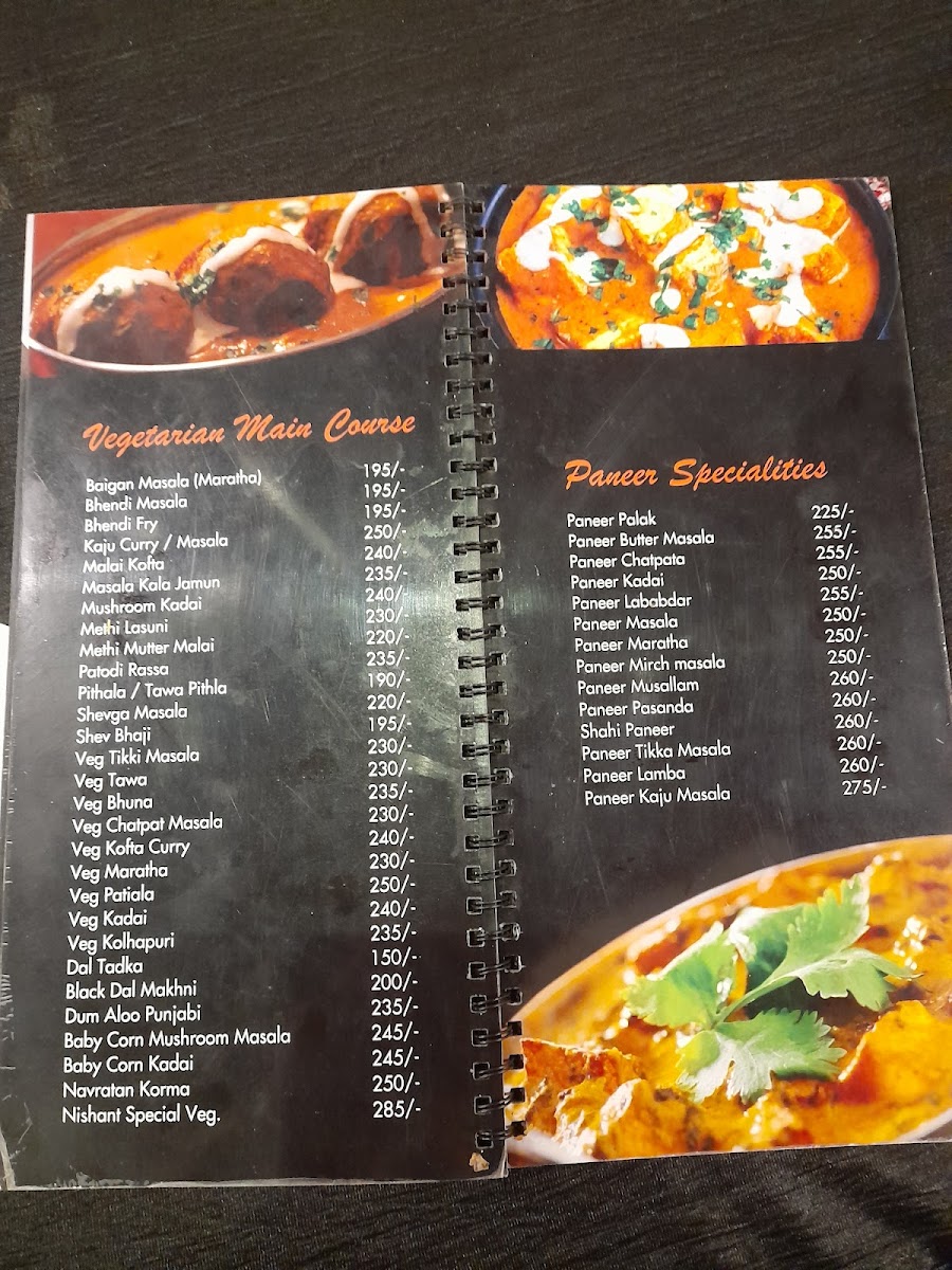 Menu Nishant Park Restaurant-1