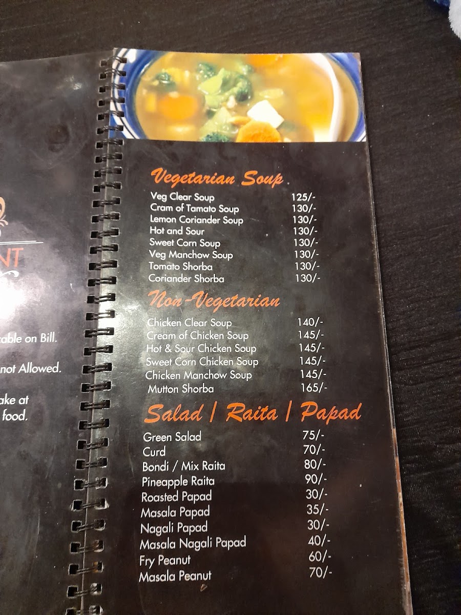 Menu Nishant Park Restaurant-7