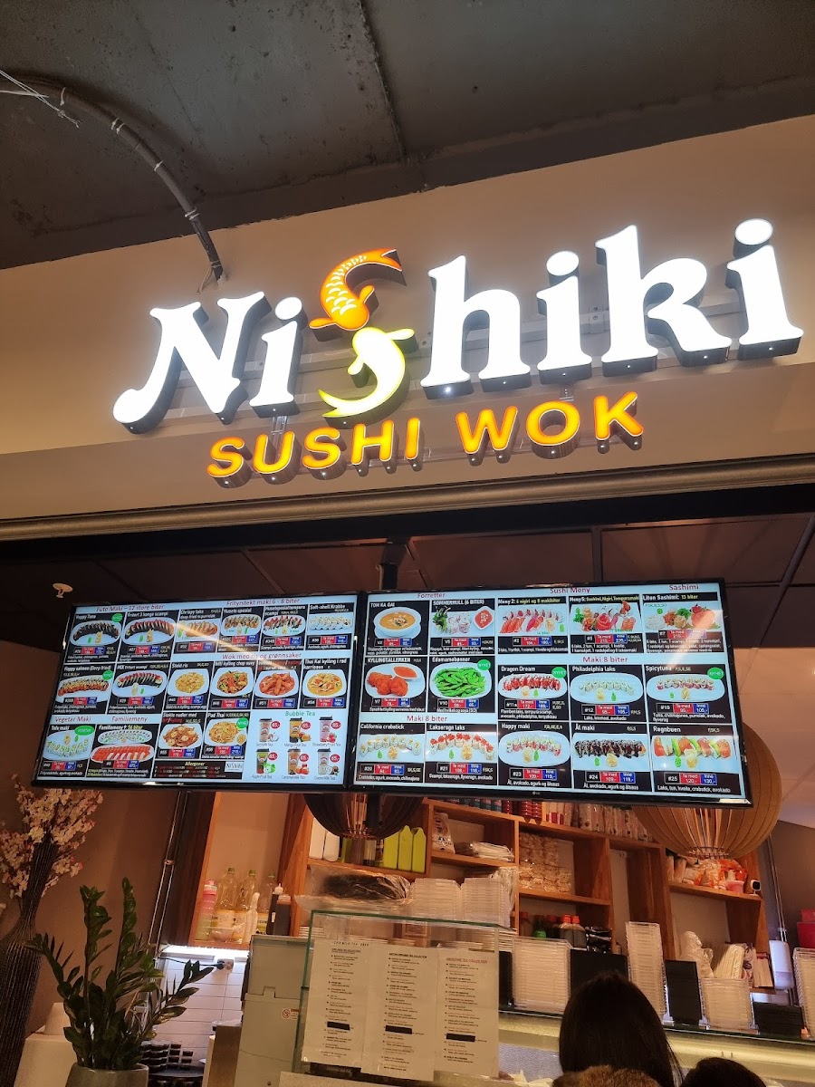 Menu Nishiki Sushi & Wok Stovner As-6