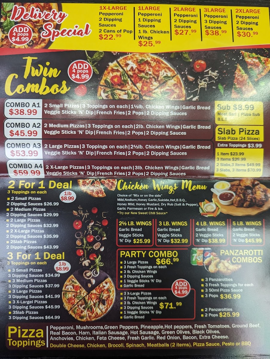 Menu Niva Pizza & Wings-1