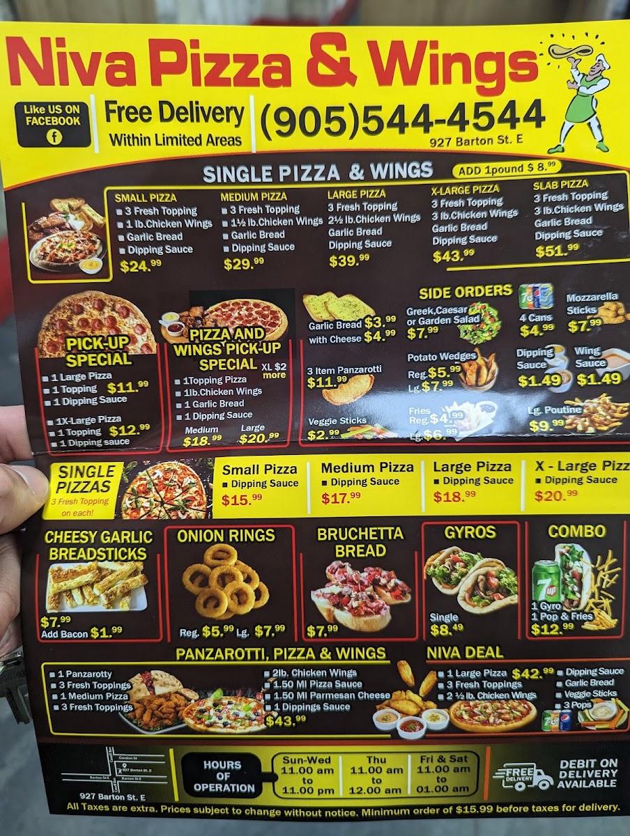 Menu Niva Pizza & Wings-2