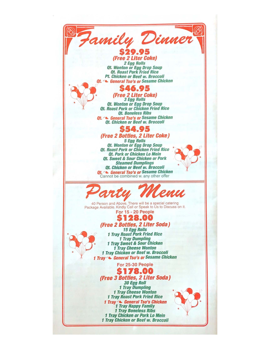 Menu No. 1 China-9