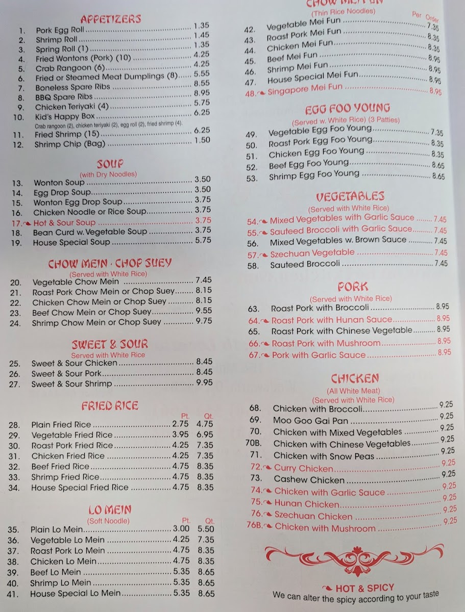 Menu No. 1 Chinese-3