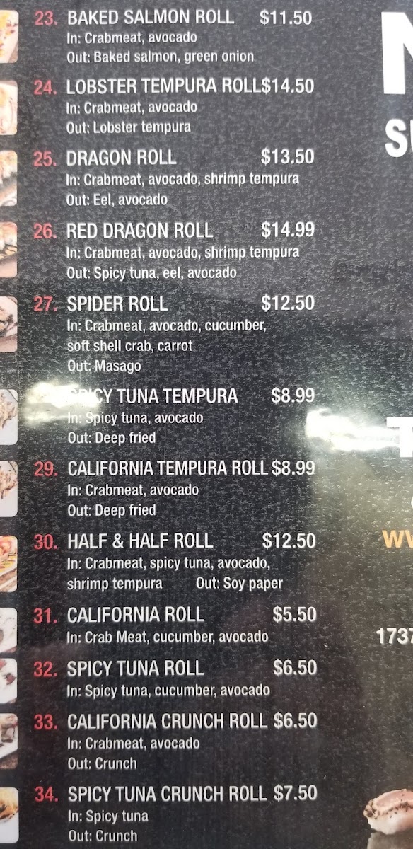 Menu No. 1 Sushi & Roll-10