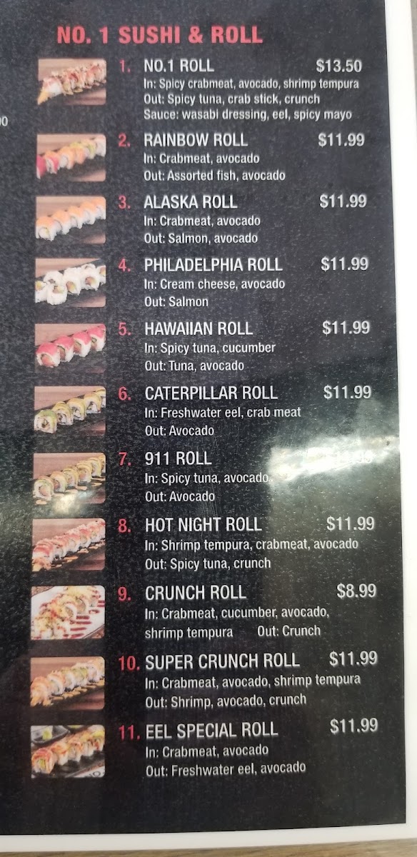 Menu No. 1 Sushi & Roll-7