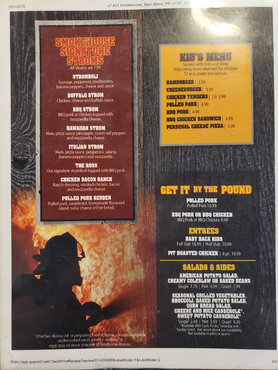 Menu No. 423 Smokehouse-6