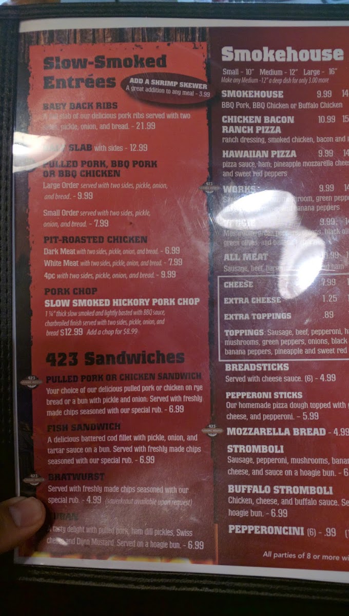 Menu No. 423 Smokehouse-9