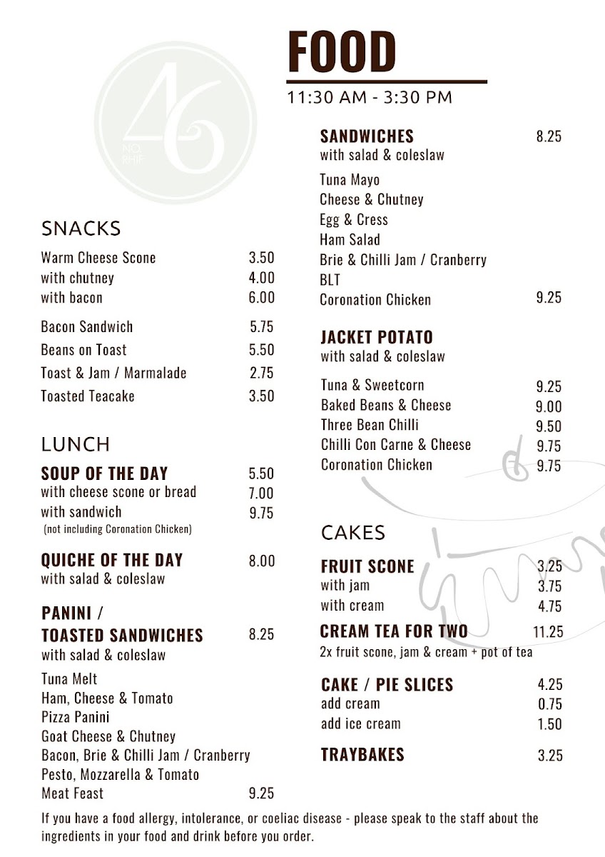 Menu No. 46 Coffee Shop-1