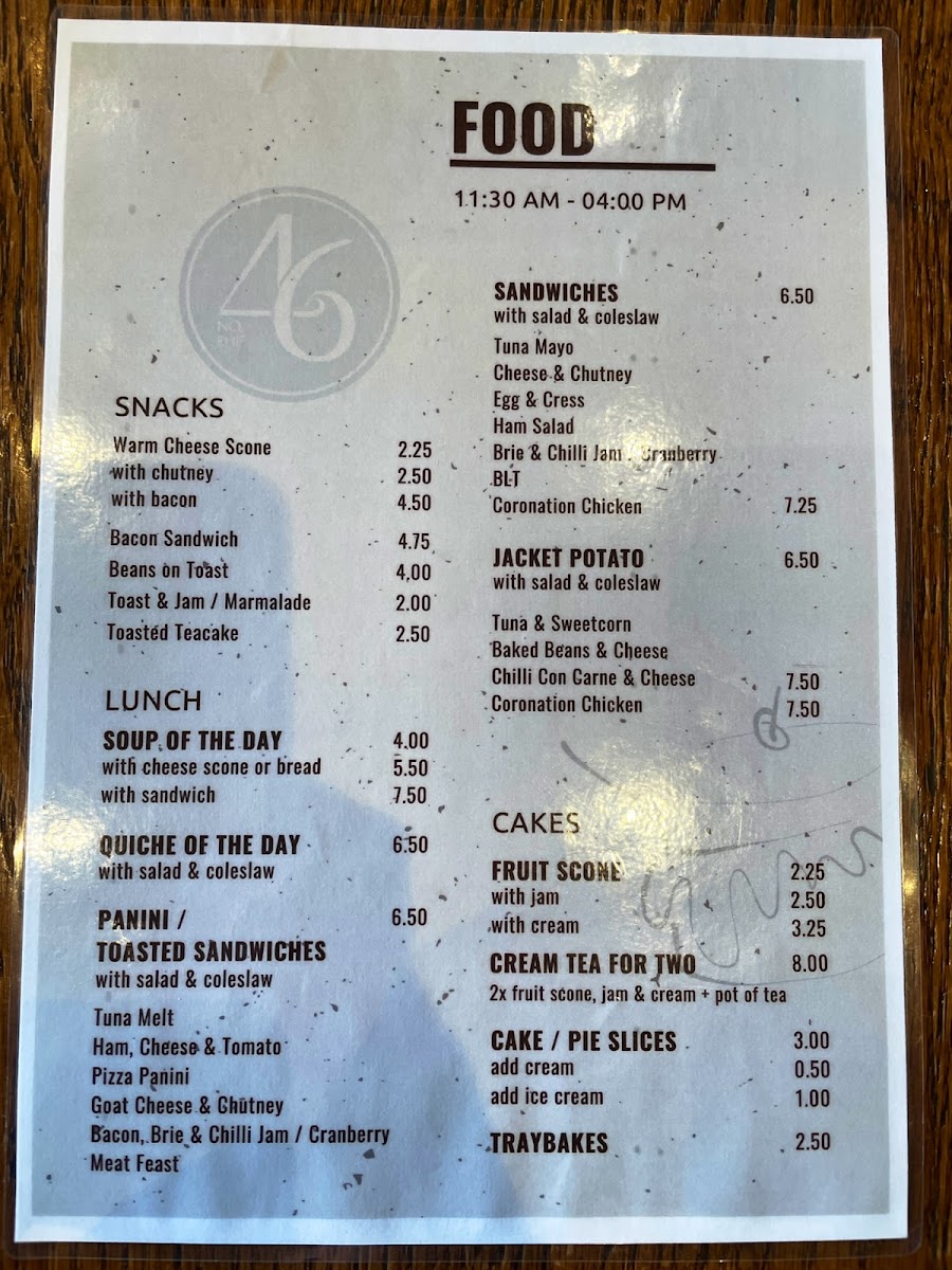 Menu No. 46 Coffee Shop-6