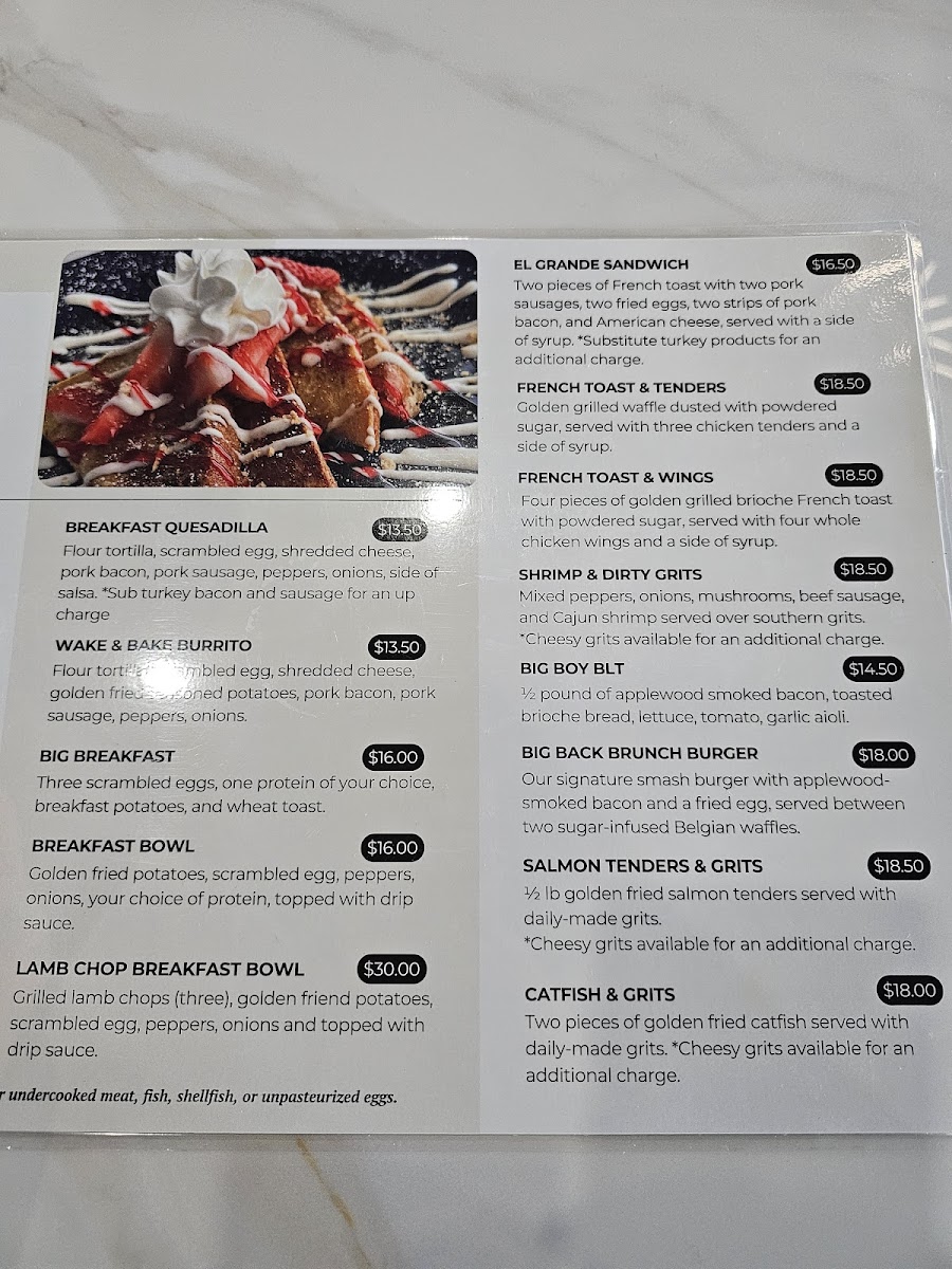 Menu No Fork Restaurant- Beachwood-1