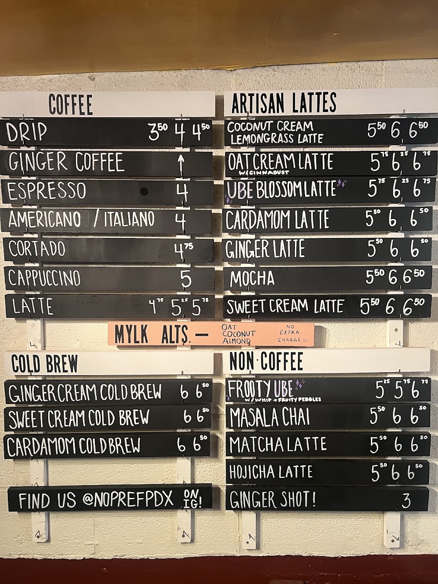 Menu No Preference Coffee-1