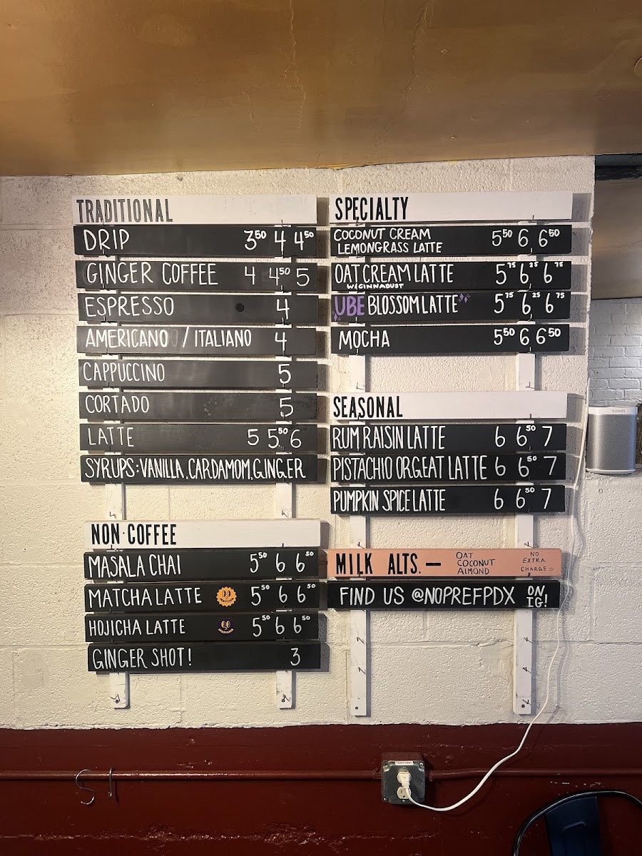 Menu No Preference Coffee-2