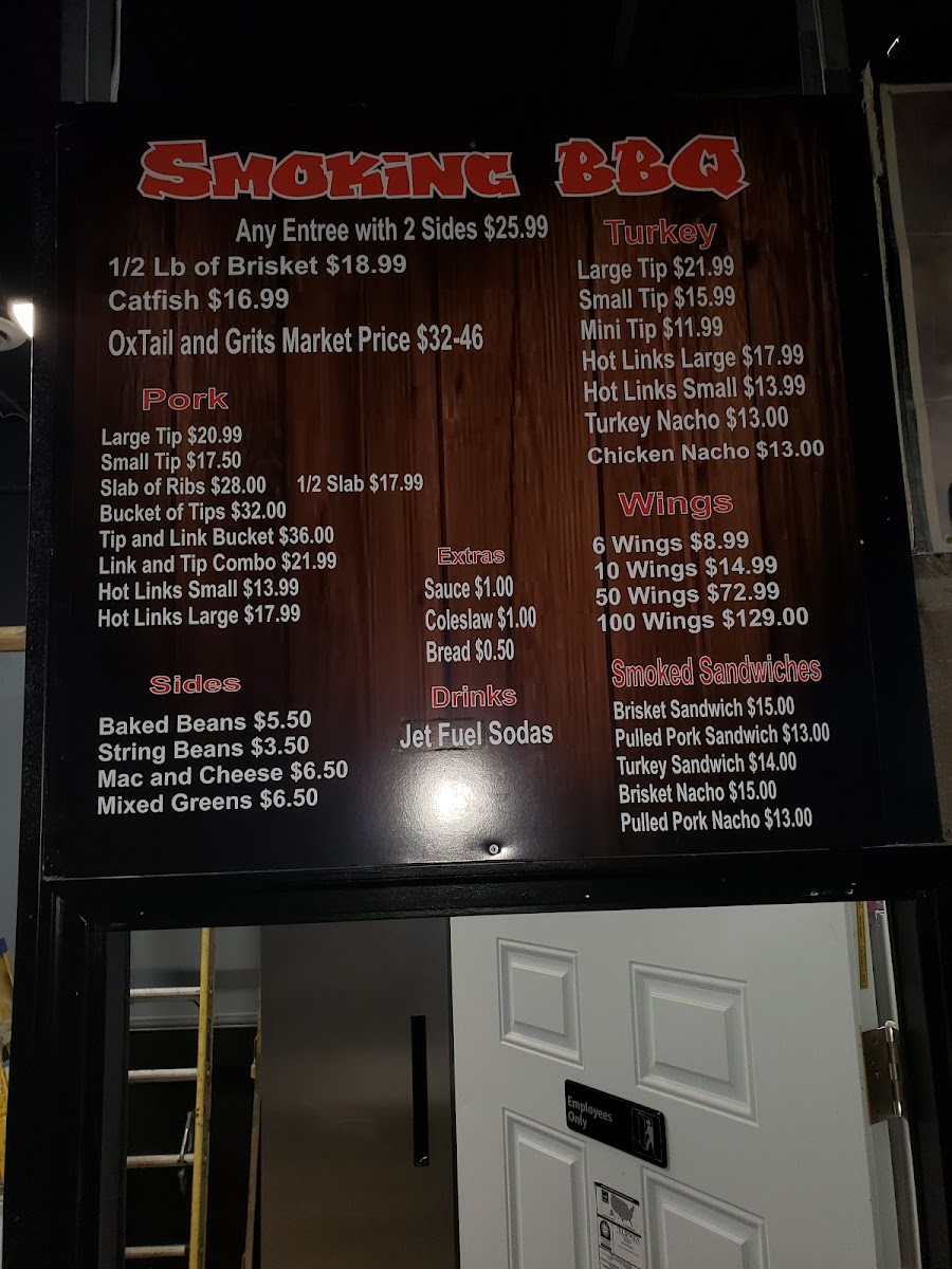 Menu No Sauce Az Smokehouse-1