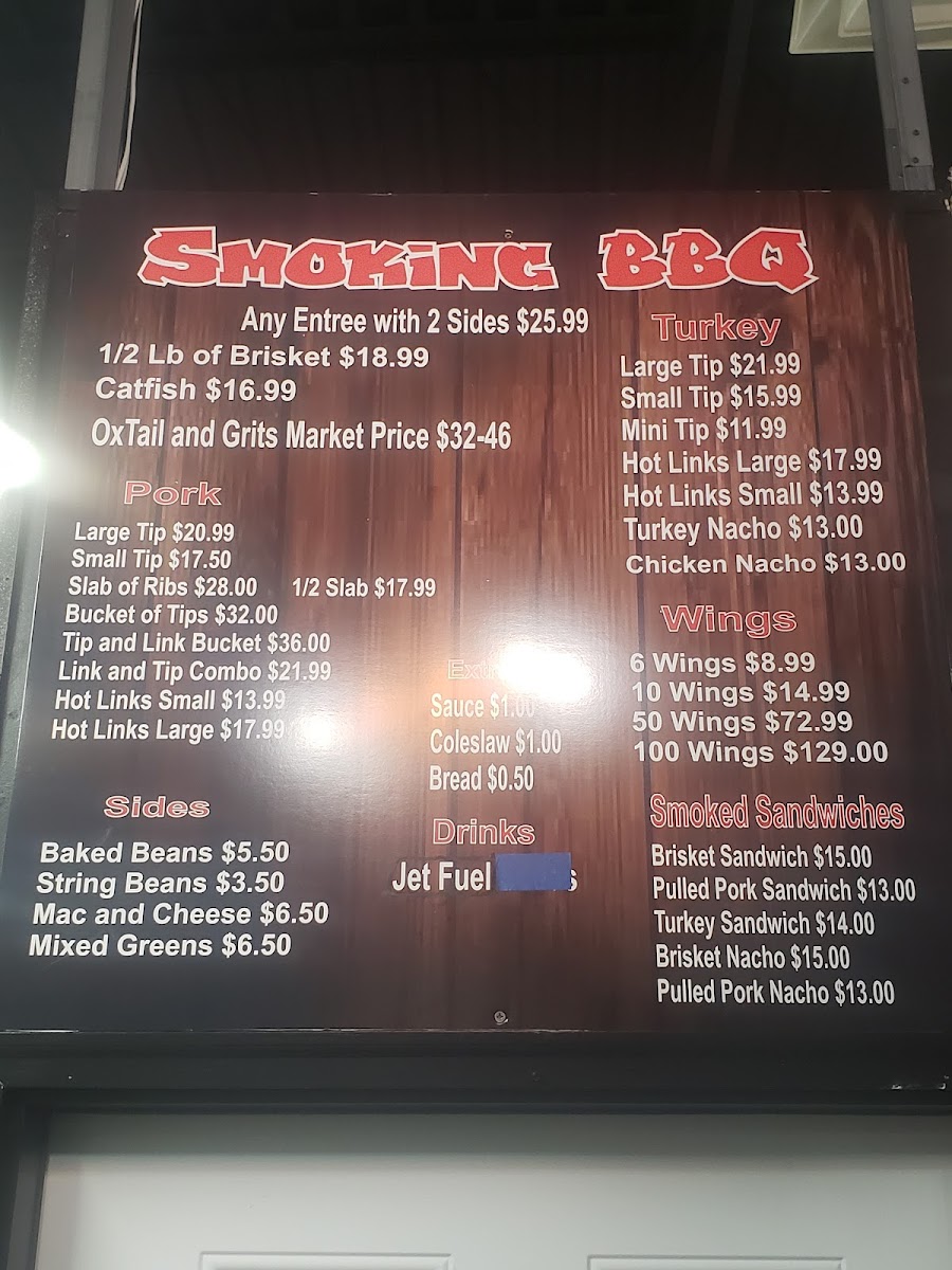 Menu No Sauce Az Smokehouse-2