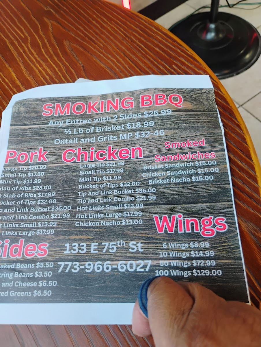 Menu No Sauce Az Smokehouse-4