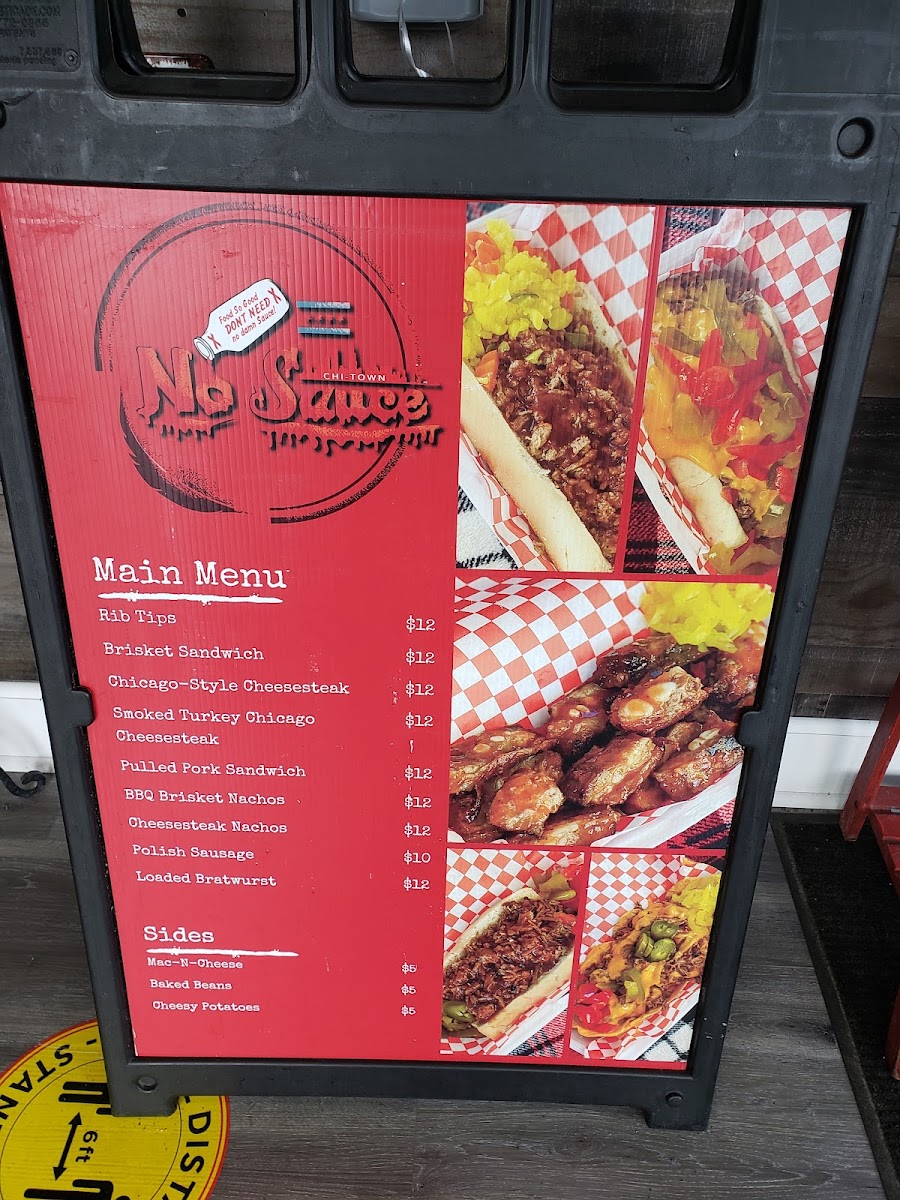 Menu No Sauce Az Smokehouse-6