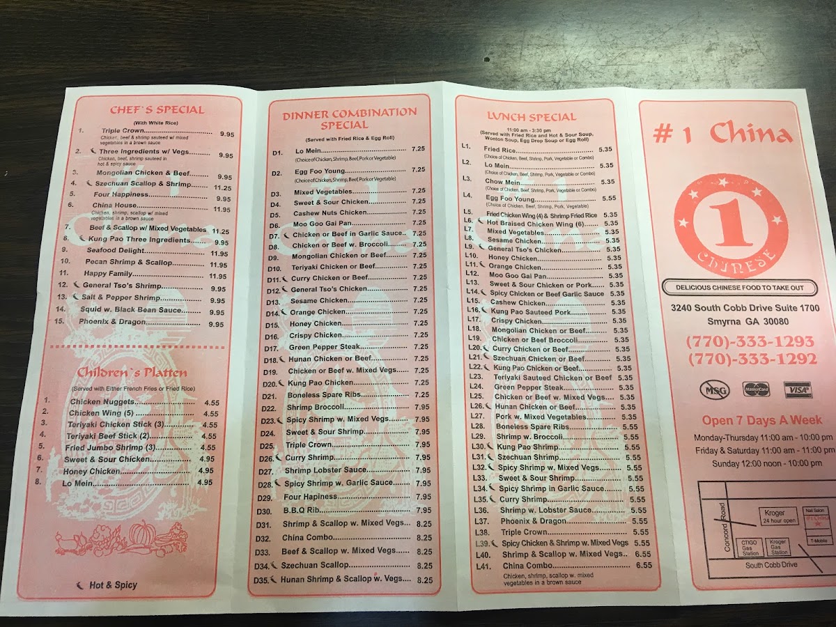 Menu No.1 China-10