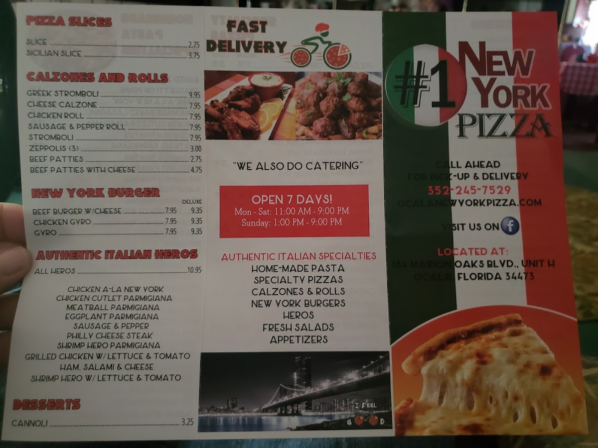 Menu No.1 New York Pizza-2