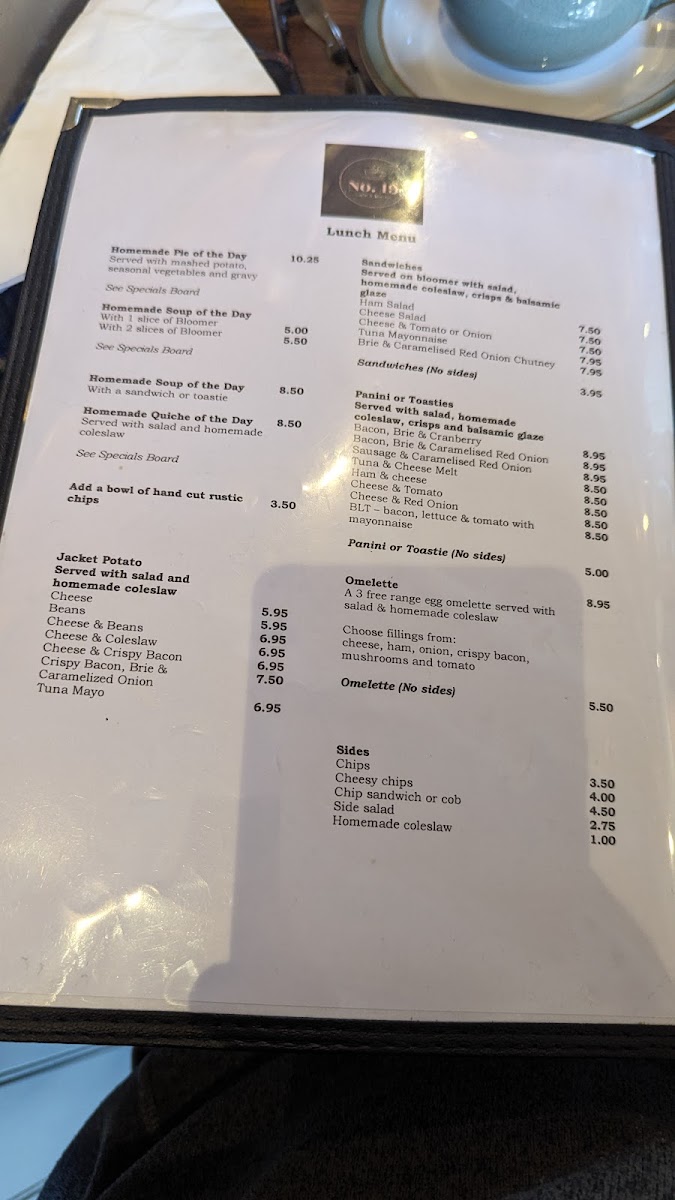 Menu No.19 Cafe & Bistro-2