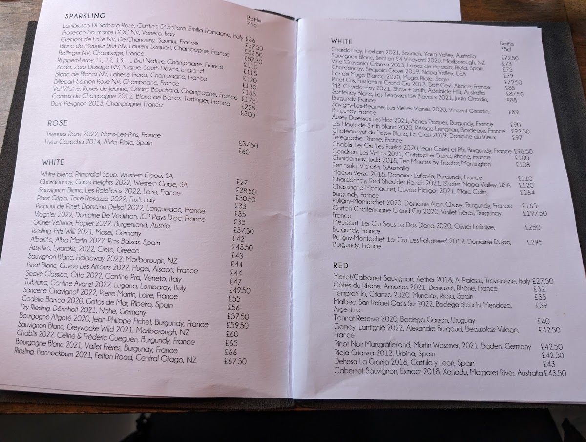 Menu Noble-2