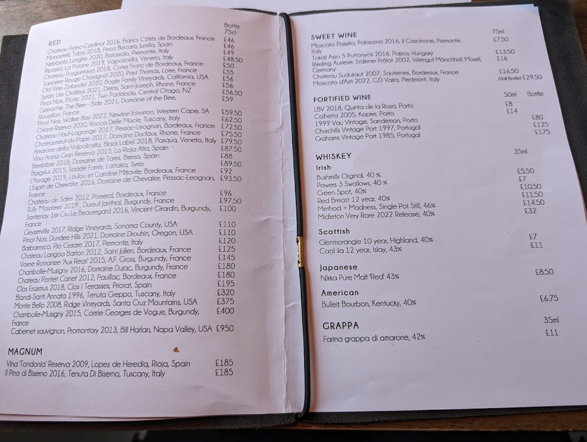 Menu Noble-3