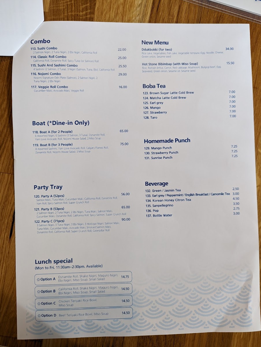 Menu Nojomi Japanese & Korean Cuisine-6