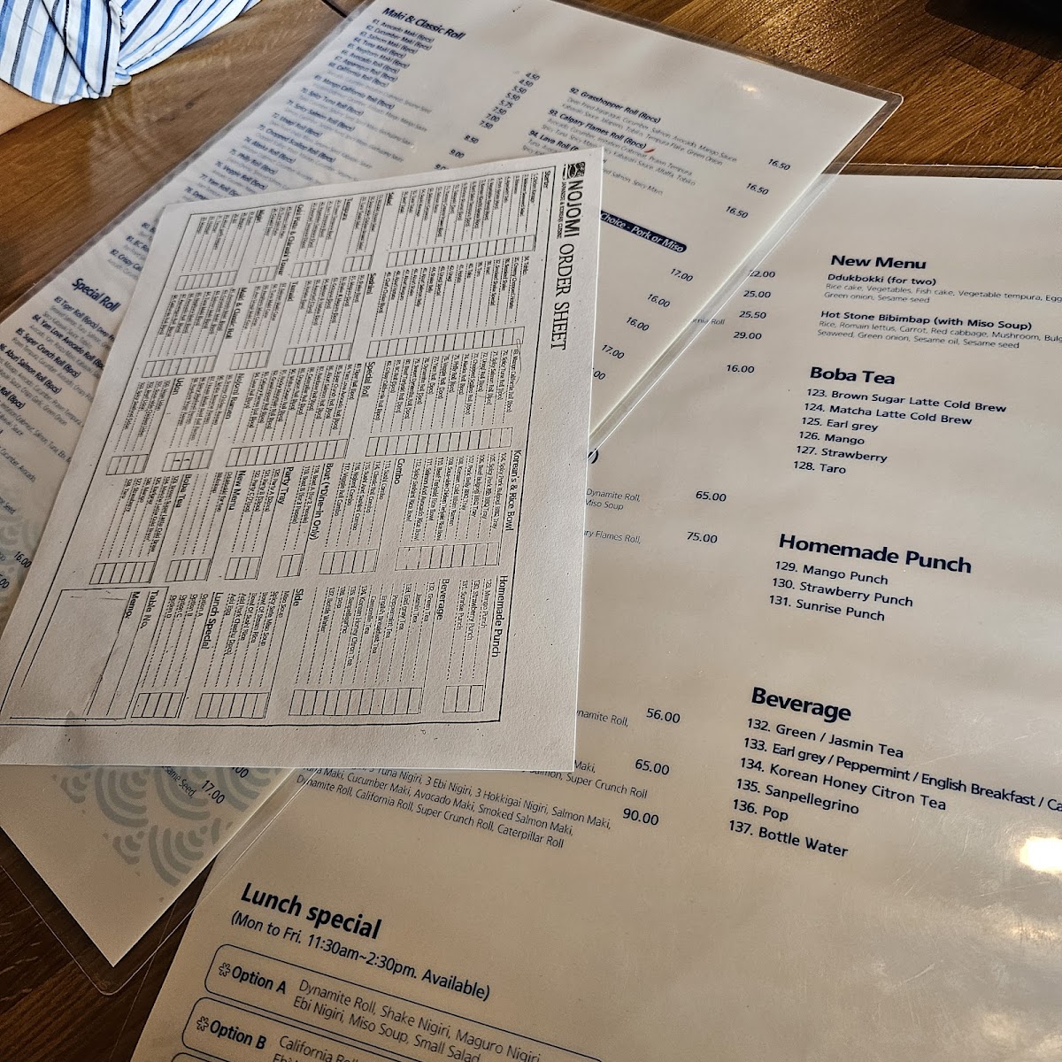 Menu Nojomi Japanese & Korean Cuisine-7