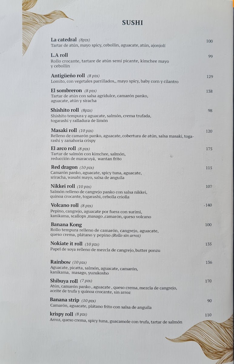 Menu Nokiate Antigua-1