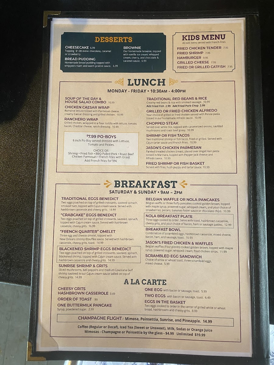 Menu Nola Southern Grill-2
