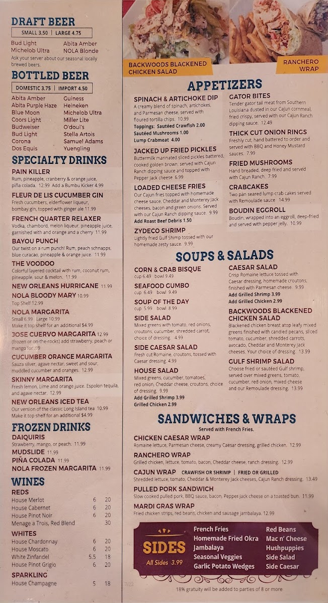 Menu Nola Southern Grill-5
