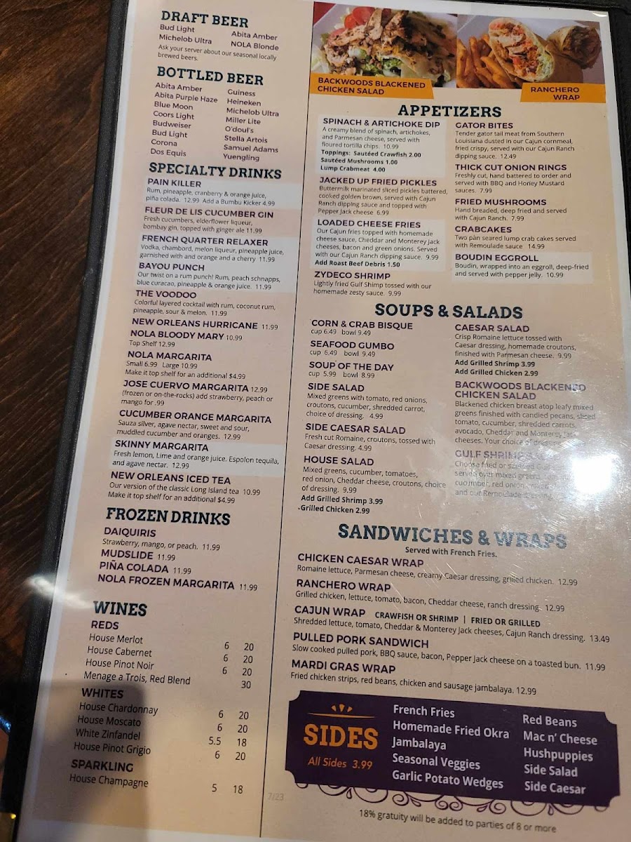 Menu Nola Southern Grill-6