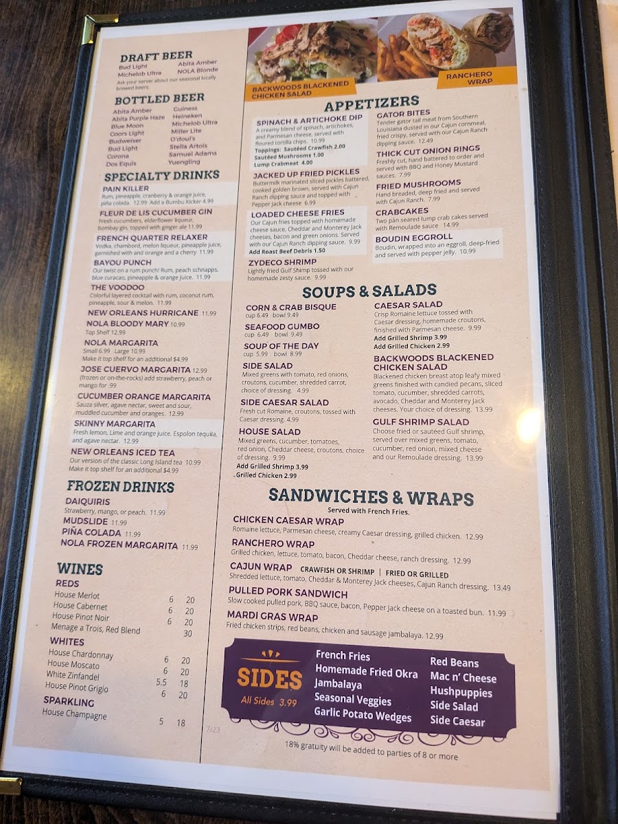 Menu Nola Southern Grill-7