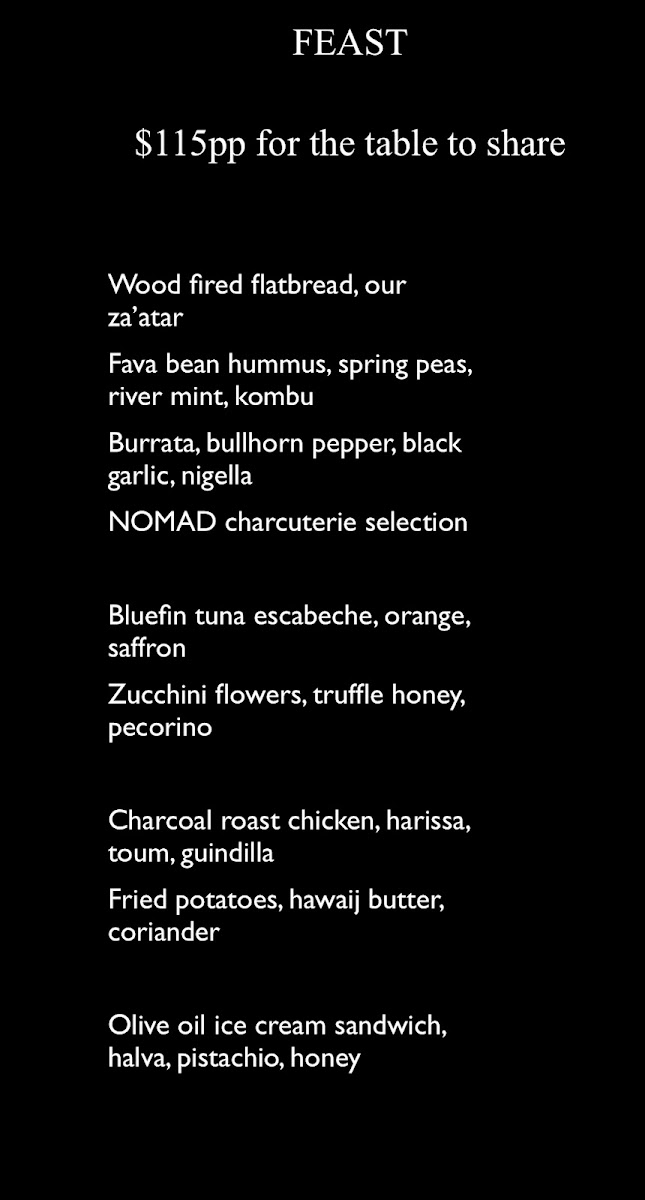Menu Nomad Melbourne-1
